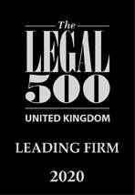 Legal 500 Leading Firm 2020